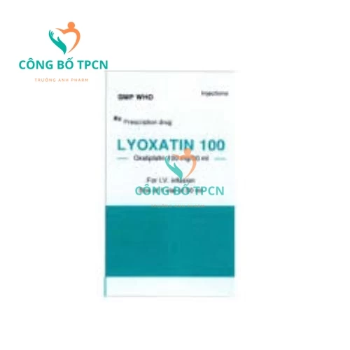 Lyoxatin 100mg/50ml Bidiphar - Điều trị ung thư đại - trực tràng